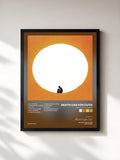 #noir Tableau de l'album I Built You A Tower de Death Cab for Cutie, cadre noir, imprimé et encadré en France