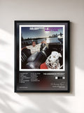 #noir Tableau de l'album It Doesn't Matter de The Underdog Project, cadre noir, imprimé et encadré en France