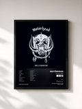 #noir Tableau de l'album No Remorse de Motörhead, cadre noir, imprimé et encadré en France