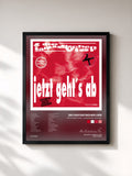 #noir Tableau de l'album Jetzt geht's ab - Jubiläums-Edition de Die Fantastischen Vier, cadre noir, imprimé et encadré en France