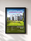 #noir Anarchie und Alltag + Bonusalbum Atombombe auf Deutschland by ANTILOPEN GANG as a framed art print, black frame, printed and framed in France