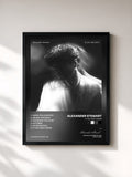 #noir Tableau de l'album if you only knew de Alexander Stewart, cadre noir, imprimé et encadré en France
