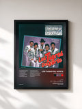 #noir Tableau de l'album Mi Buena Suerte de Los Tigres del Norte, cadre noir, imprimé et encadré en France