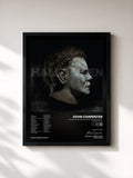 #noir Tableau de l'album Halloween: Original Motion Picture Soundtrack (Expanded Edition) de John Carpenter, cadre noir, imprimé et encadré en France