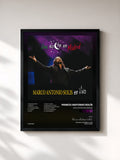 #noir Tableau de l'album Una Noche En Madrid de Marco Antonio Solís, cadre noir, imprimé et encadré en France