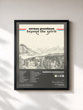 #noir Tableau de l'album Beyond The Spirit de Norman Greenbaum, cadre noir, imprimé et encadré en France
