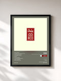 #noir Tableau de l'album Fink Meets The Royal Concertgebouw Orchestra de Fink, cadre noir, imprimé et encadré en France