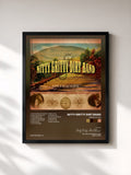 #noir Tableau de l'album Speed of Life de Nitty Gritty Dirt Band, cadre noir, imprimé et encadré en France