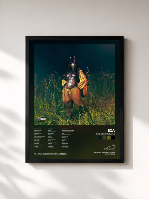 SZA · SOS Deluxe: LANA — Affiche encadrée