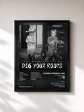 #noir Tableau de l'album Dig Your Roots de Florida Georgia Line, cadre noir, imprimé et encadré en France