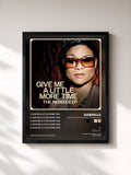#noir Give Me A Little More Time - The Remixes EP di Gabrielle in stampa incorniciata, cornice nera, stampata e incorniciata in Francia