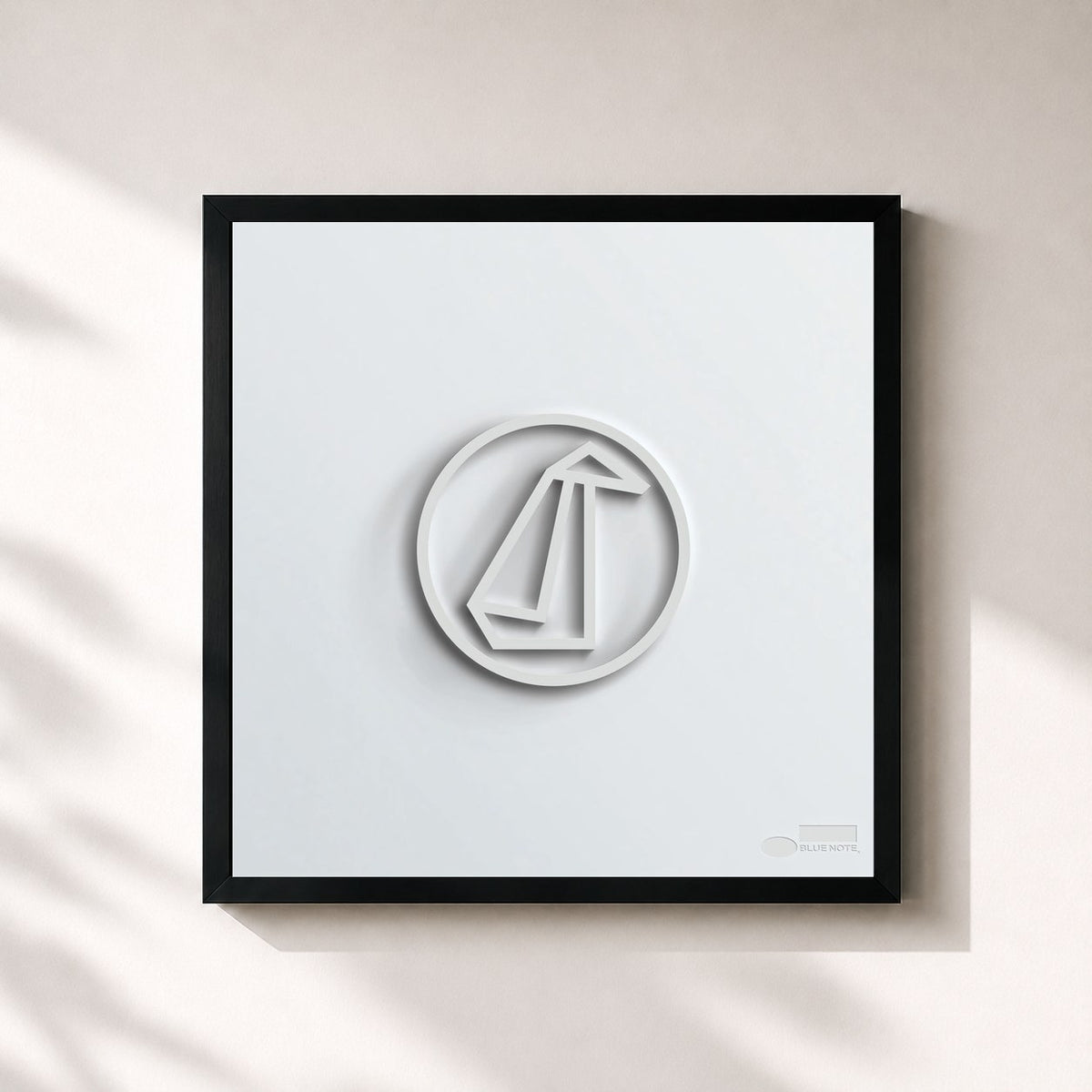 #noir Tableau carré de l'album GoGo Penguin de GoGo Penguin, cadre noir 32x32 cm