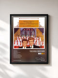 #noir Christmas with The Everly Brothers and the Boys Town Choir von The Everly Brothers als gerahmter Kunstdruck, schwarzer Rahmen, gedruckt und gerahmt in Frankreich