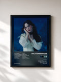 #noir Tableau de l'album Cruel World de Holly Humberstone, cadre noir, imprimé et encadré en France
