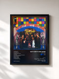 #noir Tableau de l'album Rare Junk de Nitty Gritty Dirt Band, cadre noir, imprimé et encadré en France
