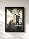 #noir La Cruz Del Mapa - Directo Estadio Metropolitano Madrid von Manuel Carrasco als gerahmter Kunstdruck, schwarzer Rahmen, gedruckt und gerahmt in Frankreich