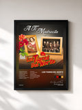 #noir Tableau de l'album A Ti Madrecita (Remastered) de Los Tigres del Norte, cadre noir, imprimé et encadré en France