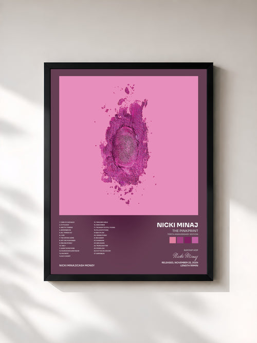 Nicki Minaj · The Pinkprint (Tenth Anniversary Edition) — Stampa incorniciata
