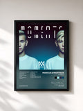 #noir Tableau de l'album Moments (Deluxe) de Marcus & Martinus, cadre noir, imprimé et encadré en France
