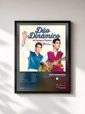 #noir Tableau de l'album Del guateque al Sonorama. 20 Canciones Imprescindibles de Duo Dinamico, cadre noir, imprimé et encadré en France