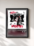 #noir Tableau de l'album Nympho de Armand van Helden, cadre noir, imprimé et encadré en France