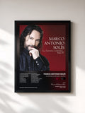 #noir Tableau de l'album La Historia Continúa...Parte IV de Marco Antonio Solís, cadre noir, imprimé et encadré en France