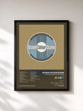 #noir Tableau de l'album B-Sides, Seasides And Freerides (Deluxe) de Ocean Colour Scene, cadre noir, imprimé et encadré en France