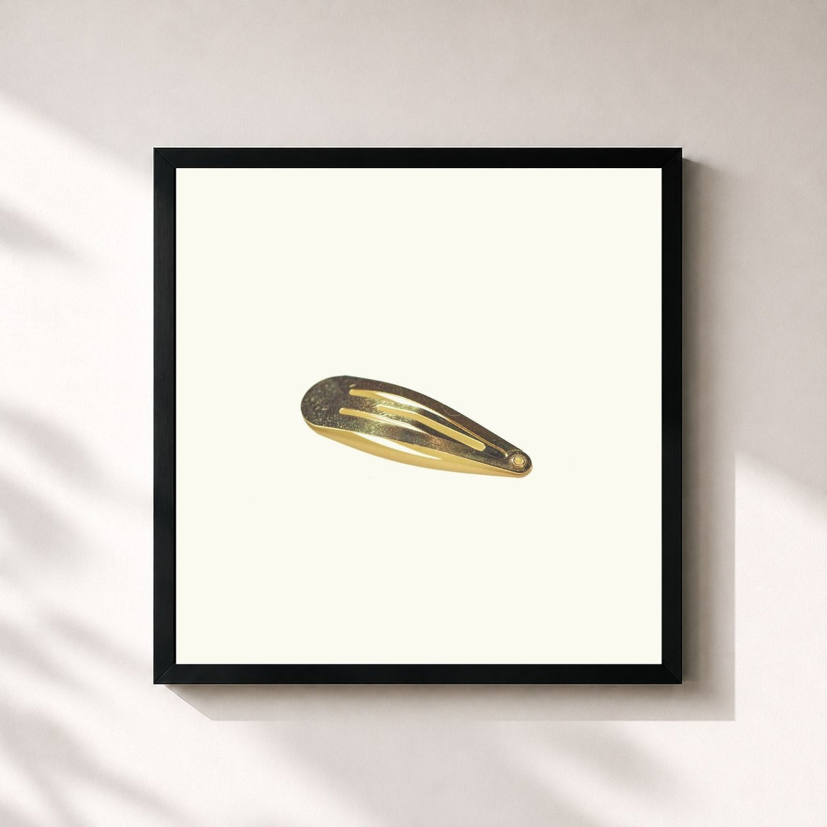 #noir Tableau carré de l'album IMPOSTEUR de Julien Doré, cadre noir 32x32 cm