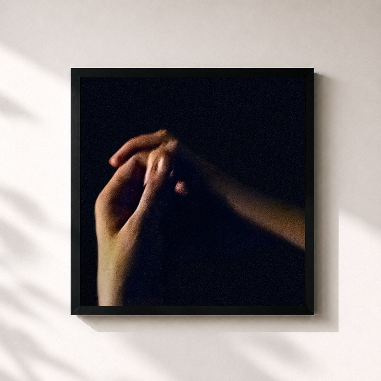 #noir Tableau carré de l'album Original Music from and Inspired By: The Disappearance of Eleanor Rigby (Original Motion Picture Soundtrack) de Son Lux, cadre noir 32x32 cm