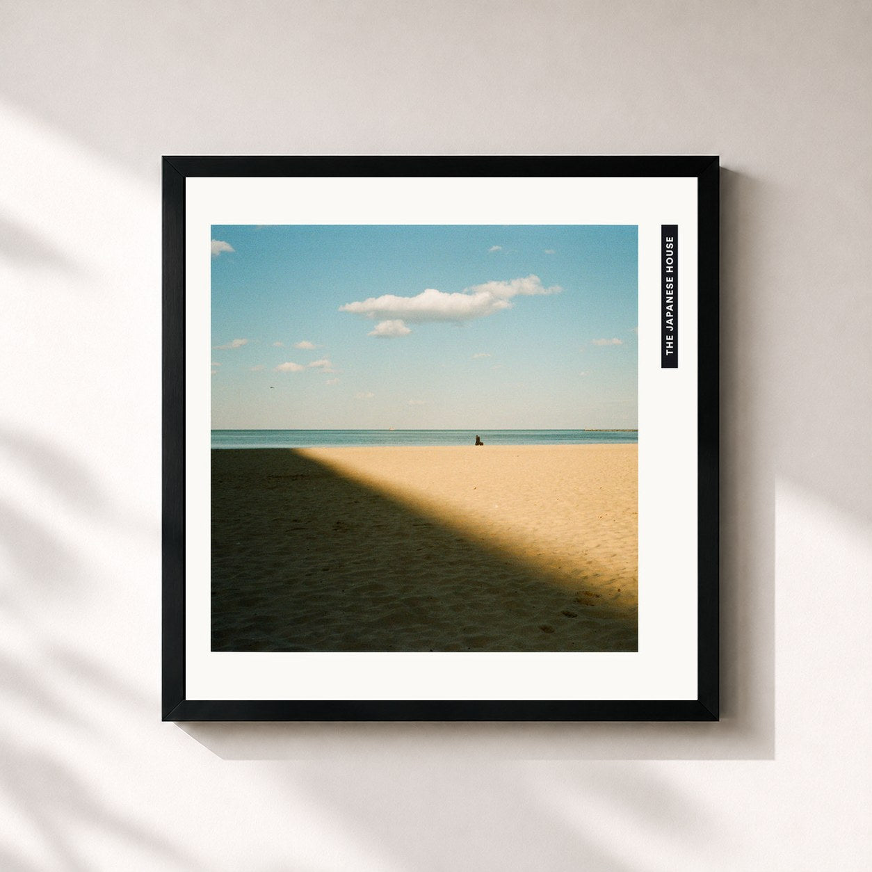 #noir Tableau carré de l'album Saw You in a Dream de The Japanese House, cadre noir 32x32 cm