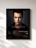 #noir 13 Reasons Why (Season 3) by 5 Seconds Of Summer as a framed art print, black frame, printed and framed in France