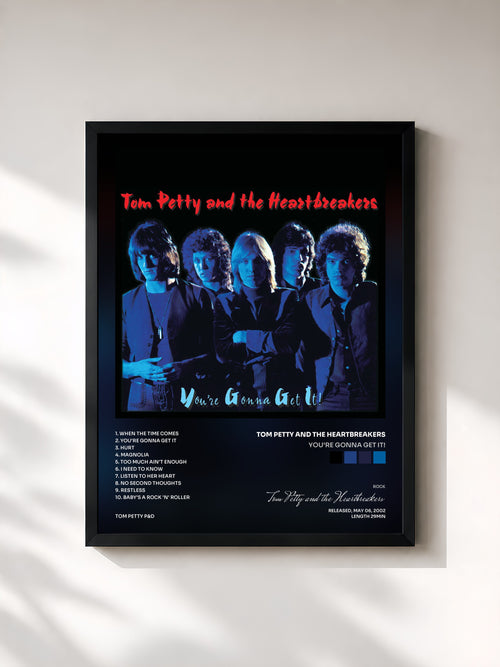 Tom Petty and the Heartbreakers · You're Gonna Get It! — Affiche encadrée