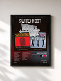 #noir Tableau de l'album Double Take: New Way To Be Human/Learning To Breathe de Switchfoot, cadre noir, imprimé et encadré en France