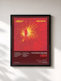 #noir Tableau de l'album Come With Us de The Chemical Brothers, cadre noir, imprimé et encadré en France