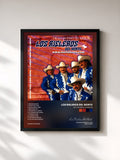 #noir Tableau de l'album De Lo Bueno Lo Mejor de Los Rieleros Del Norte, cadre noir, imprimé et encadré en France