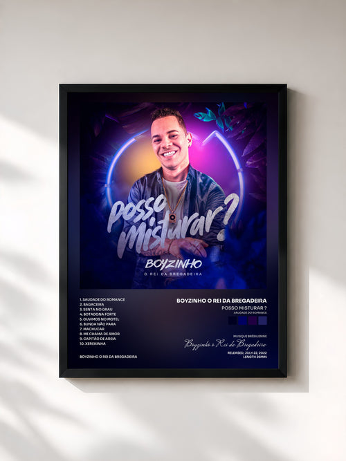 Boyzinho o Rei da Bregadeira · POSSO MISTURAR ? (Saudade do Romance) — Affiche encadrée