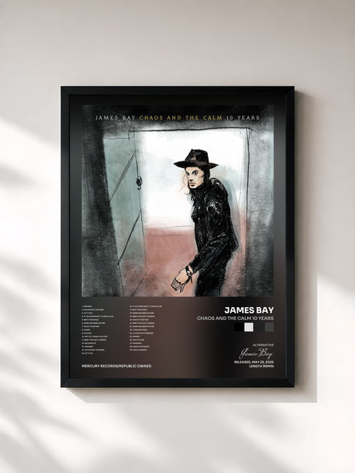 James Bay · Chaos And The Calm 10 Years — Stampa incorniciata