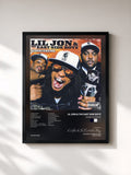 #noir Tableau de l'album Kings Of Crunk de Lil Jon & The East Side Boyz, cadre noir, imprimé et encadré en France