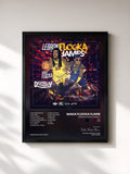 #noir Tableau de l'album LeBron Flocka James 4 de Waka Flocka Flame, cadre noir, imprimé et encadré en France