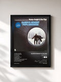 #noir Tableau de l'album Pipe Dreams (Original Soundtrack) de Gladys Knight & The Pips, cadre noir, imprimé et encadré en France