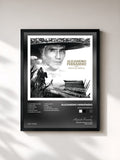 #noir Tableau de l'album Hecho En México de Alejandro Fernández, cadre noir, imprimé et encadré en France