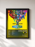#noir Tableau de l'album Piece By Piece - Music from the Motion Picture de Pharrell Williams, cadre noir, imprimé et encadré en France