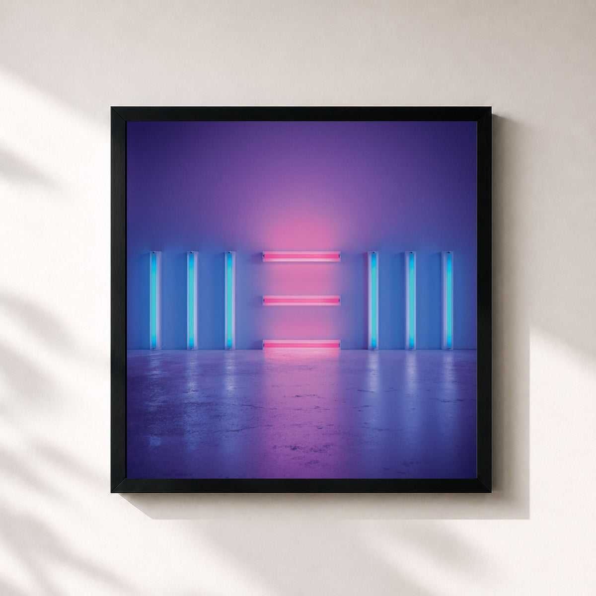 #noir NEW (Deluxe Edition) de Paul McCartney en lámina cuadrada enmarcada, marco negro de 32x32 cm