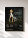 #noir Tableau de l'album Blown Away de Carrie Underwood, cadre noir, imprimé et encadré en France