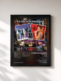 #noir Tableau de l'album Primera Fila de La Oreja de Van Gogh, cadre noir, imprimé et encadré en France