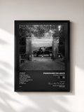 #noir Tableau de l'album Farewell, Starlite! de Francis And The Lights, cadre noir, imprimé et encadré en France