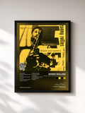 #noir Tableau de l'album Sonny Rollins With The Modern Jazz Quartet de Sonny Rollins, cadre noir, imprimé et encadré en France