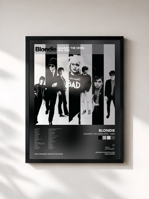 Blondie · Against The Odds: 1974 - 1982 — Gerahmter Kunstdruck