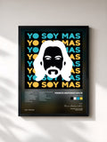 #noir Tableau de l'album Yo Soy MAS de Marco Antonio Solís, cadre noir, imprimé et encadré en France