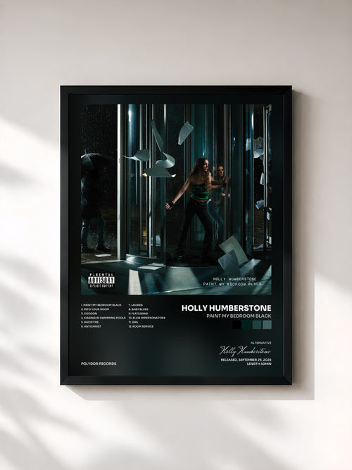Holly Humberstone · Paint My Bedroom Black — Affiche encadrée
